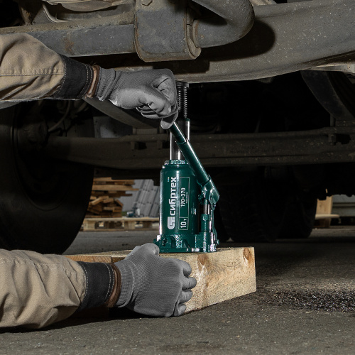 Домкрат гидравлический бутылочный, 10 т, 190-370 мм Сибртех по ценам производителя в Санкт-Петербурге с доставкой по всей России