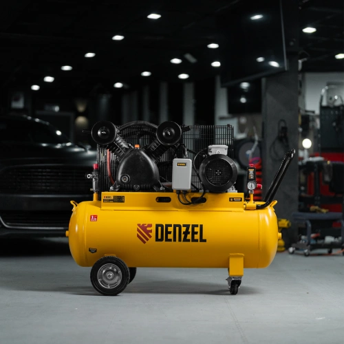 Компрессор воздушный рем. привод BCV 4000-T/100, 4,0 кВт, 100 литров, 690 л/мин Denzel по ценам производителя в Санкт-Петербурге с доставкой по всей России