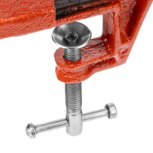 Тиски, 75 мм, крепление для стола Sparta по ценам производителя в Санкт-Петербурге с доставкой по всей России