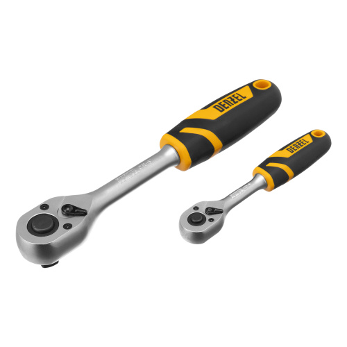 Набор инструментов, 1/2", 1/4", CrV, S2, пластиковый кейс, 100 предметов Denzel по ценам производителя в Санкт-Петербурге с доставкой по всей России