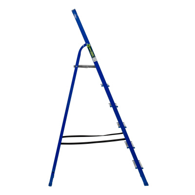 Стремянка, 6 ступеней, стальной профиль, алюминиевые ступени Сибртех купить в Москве с доставкой по всей России | ProtosMarket.ru