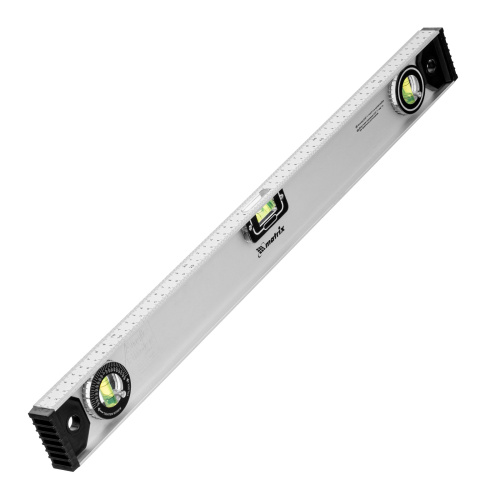 Уровень алюминиевый "Рельс", 600 мм, 3 глазка (1 поворотный) Matrix по ценам производителя в Санкт-Петербурге с доставкой по всей России