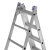 Лестница, 3 х 10 ступеней, алюминиевая, трехсекционная, Сибртех купить в Москве с доставкой по всей России | ProtosMarket.ru