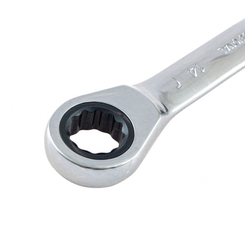 Ключ накидной трещоточный, 12 х 14мм, CrV, зеркальный хром Matrix купить в Москве с доставкой по всей России | ProtosMarket.ru