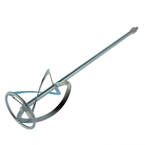 Насадка для миксера, для легких растворов, 120 х 590 мм, оцинкованная, хвостовик резьба М14 Сибртех купить в Москве с доставкой по всей России | ProtosMarket.ru