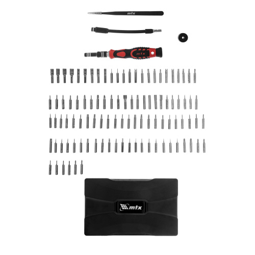 Набор для точных работ 107 в 1, универсальный, сталь CrV MTX купить в Москве с доставкой по всей России | ProtosMarket.ru