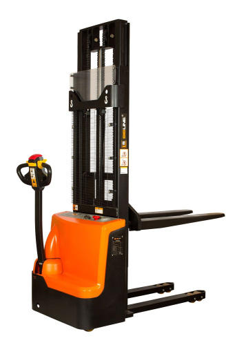 Штабелер электрический самоходный, поводковый 1,5 т - 3 м Вилы: 1150 , Гелевая АКБ, WS1530 SIBLINE по ценам производителя в Санкт-Петербурге с доставкой по всей России