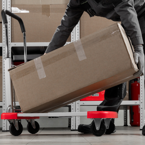 Тележка хозяйственная, телескопическая, грузоподъемность 150 кг Matrix по ценам производителя в Санкт-Петербурге с доставкой по всей России