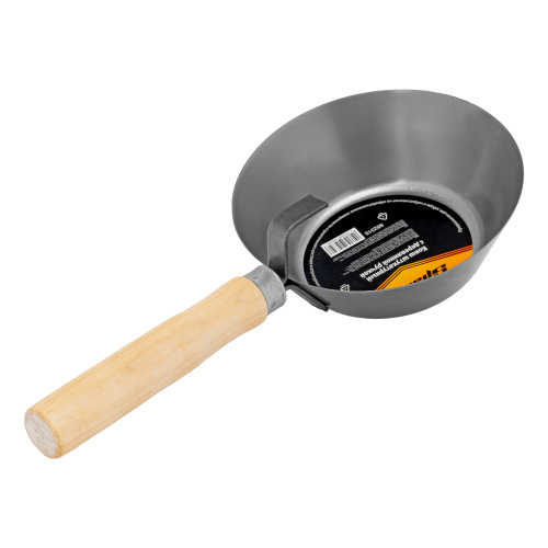 Ковш стальной штатурный, деревянная ручка Sparta купить в Москве с доставкой по всей России | ProtosMarket.ru