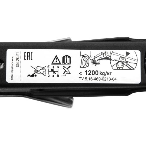 Домкрат ромбический винтовой универсальный ТУ 5.16-469-0213-04, 1.2 т, 75-345 мм по ценам производителя в Санкт-Петербурге с доставкой по всей России