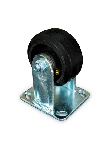 Колесо большегрузное неповоротное FCd 46 100 мм обрезиненное (N) по ценам производителя в Санкт-Петербурге с доставкой по всей России