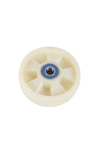 Колесо нейлоновое 160х50 мм с подшипником для тележек гидравлических JC/DF-III/DB/BFC купить в Москве с доставкой по всей России | ProtosMarket.ru