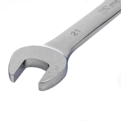 Ключ комбинированный трещоточный, 21 мм, CrV, зеркальный хром Matrix купить в Москве с доставкой по всей России | ProtosMarket.ru