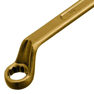 Ключ накидной, 8 х 10 мм, желтый цинк Сибртех купить в Москве с доставкой по всей России | ProtosMarket.ru