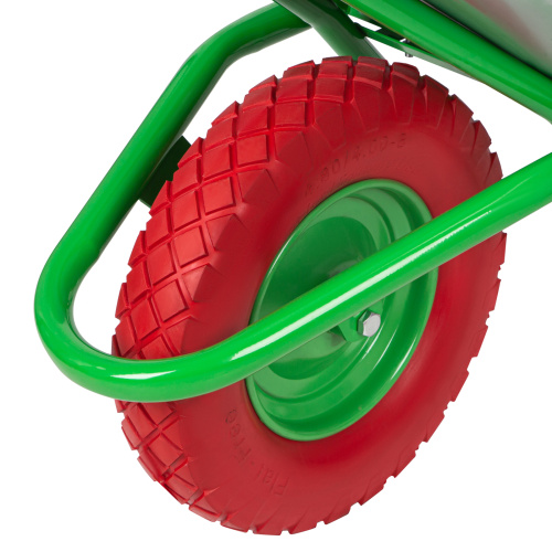 Тачка садово-строительная с PU колесом, грузоподъемность 180 кг, объем 90 л Сибртех купить в Москве с доставкой по всей России | ProtosMarket.ru