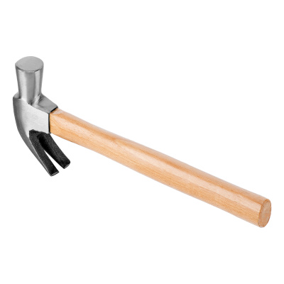 Молоток-гвоздодер, 450 г, боек 27 мм, деревянная рукоятка Sparta купить в Москве с доставкой по всей России | ProtosMarket.ru