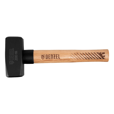 Кувалда, 2000 г, кованая головка, буковая рукоятка Denzel купить в Москве с доставкой по всей России | ProtosMarket.ru