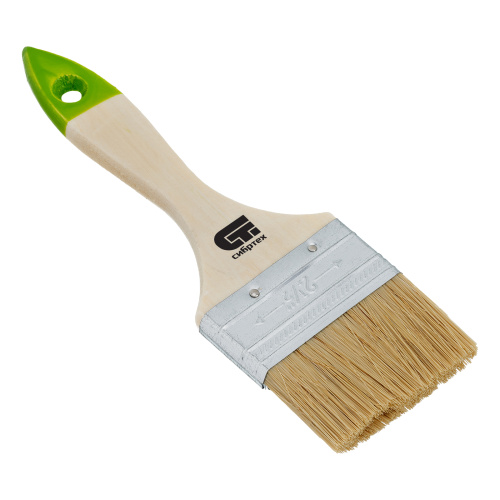 Кисть плоская 63 мм, натуральная щетина, деревянная ручка Сибртех купить в Москве с доставкой по всей России | ProtosMarket.ru