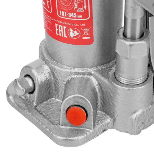 Домкрат гидравлический бутылочный, 2 т, высота подъема 181-345 мм Matrix по ценам производителя в Санкт-Петербурге с доставкой по всей России