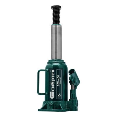 Домкрат гидравлический бутылочный, 16 т, 205-400 мм Сибртех купить в Москве с доставкой по всей России | ProtosMarket.ru