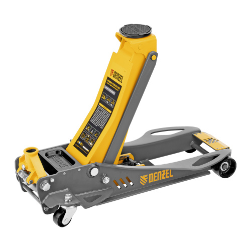 Домкрат гидравлический подкатной, 3,8 т, 110-580 мм, быстрый подъем, низкий подхват, проф. Denzel по ценам производителя в Санкт-Петербурге с доставкой по всей России