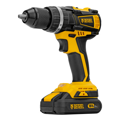 Дрель-шуруповерт аккумуляторная ударная бесщет CIDB-IB-18-02, Li-Ion, 18 В, 2 акк. Denzel купить в Москве с доставкой по всей России | ProtosMarket.ru