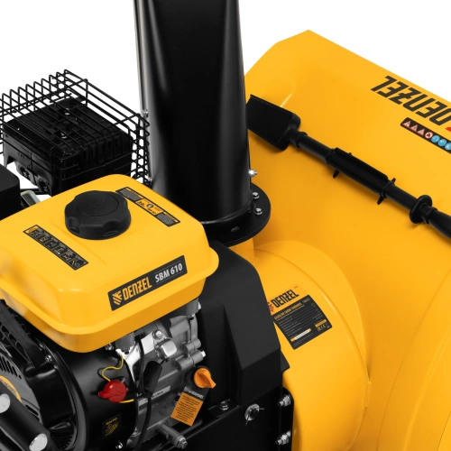 Бензиновая снегоуборочная машина SBM 610, 212 cc, ручной старт, фара Denzel купить в Москве с доставкой по всей России | ProtosMarket.ru