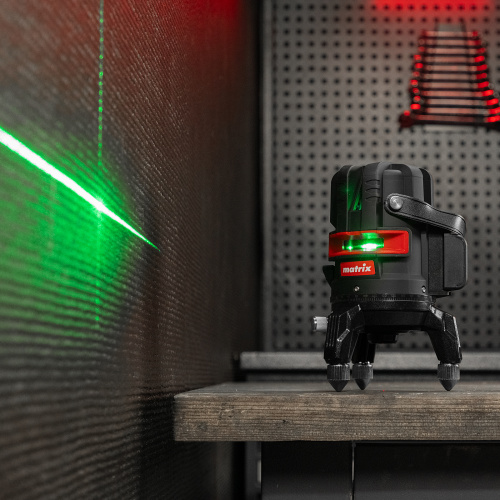 Лазерный уровень ML 06 Green, 30 м, 520 нм, аккумулятор Li 2800 мАч, резьба 5/8" Matrix купить в Москве с доставкой по всей России | ProtosMarket.ru