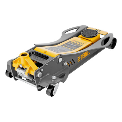 Домкрат гидравлический подкатной, 3,8 т, 110-580 мм, быстрый подъем, низкий подхват, проф. Denzel по ценам производителя в Санкт-Петербурге с доставкой по всей России