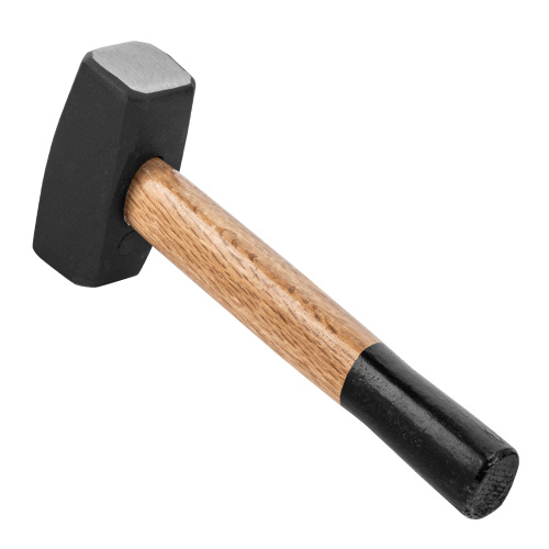 Кувалда, 2000 г, кованая головка, деревянная двухцветная рукоятка Sparta купить в Москве с доставкой по всей России | ProtosMarket.ru