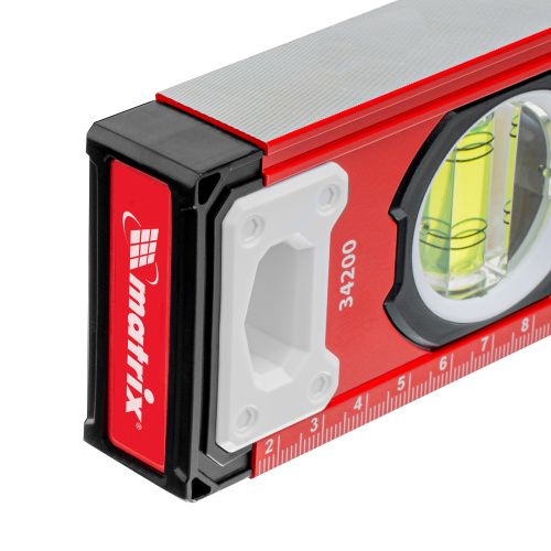 Уровень алюминиевый, фрезерованный, 3 глазка, 400 мм Matrix по ценам производителя в Санкт-Петербурге с доставкой по всей России