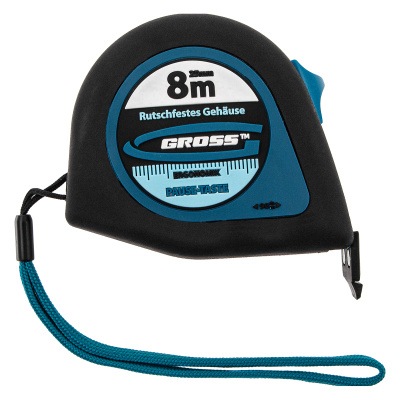 Рулетка "Ergonomisch",8 м x 25 мм,магнитный обрезиненный зацеп Gross по ценам производителя в Санкт-Петербурге с доставкой по всей России