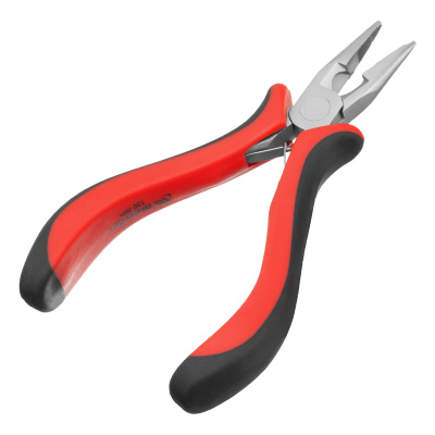 Длинногубцы прямые Mini, 130 мм, никелированные, авторазжим, двухкомпонентные рукоятки Matrix купить в Москве с доставкой по всей России | ProtosMarket.ru