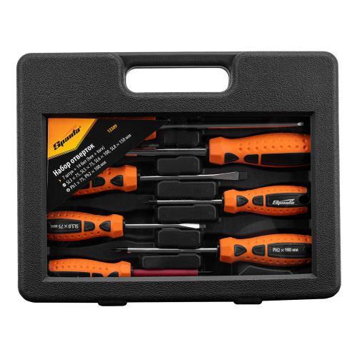 Набор отверток, биты, двухкомпонентные рукоятки, 21 предмет Sparta купить в Москве с доставкой по всей России | ProtosMarket.ru