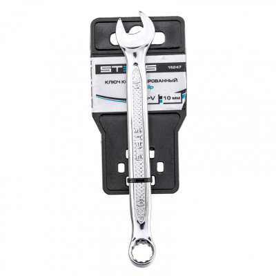 Ключ комбинированный, 10 мм, CrV, антислип Stels по ценам производителя в Санкт-Петербурге с доставкой по всей России