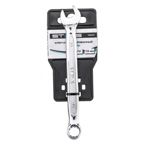 Ключ комбинированный, 10 мм, CrV, антислип Stels по ценам производителя в Санкт-Петербурге с доставкой по всей России