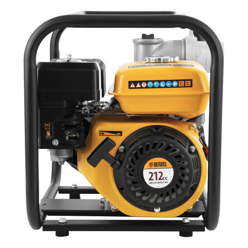 Мотопомпа бензиновая для чистой воды PX-80, 7 л.с, 3", 1000 л/мин, глубина 8 м, напор 30 м Denzel по ценам производителя в Санкт-Петербурге с доставкой по всей России