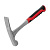 Молоток каменщика, 600 г, цельнометаллический, двухкомпонентная рукоятка Matrix купить в Москве с доставкой по всей России | ProtosMarket.ru