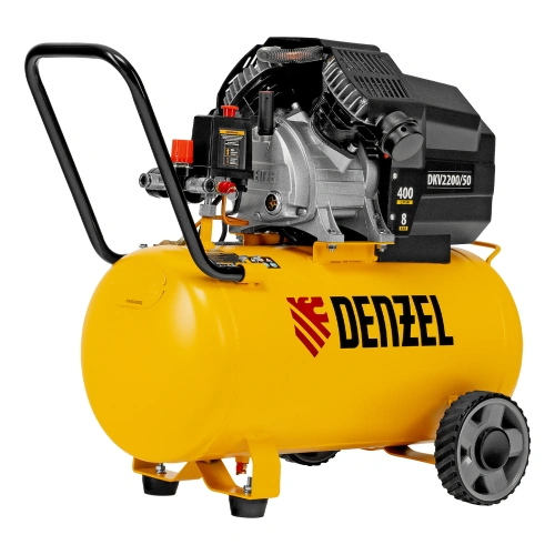 Компрессор воздушный DKV2200/50, Х-PRO 2.2 кВт, 400 л/мин, 50 л Denzel по ценам производителя в Санкт-Петербурге с доставкой по всей России