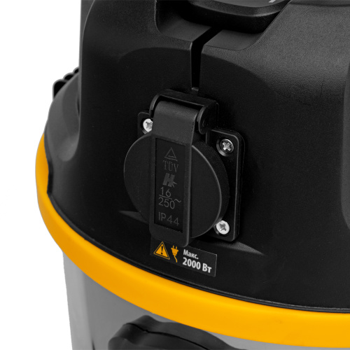 Пылесос строительный RVC30, 1400 Вт, бак 30 л, шланг 3 м, розетка с автосинхр. Denzel купить в Москве с доставкой по всей России | ProtosMarket.ru