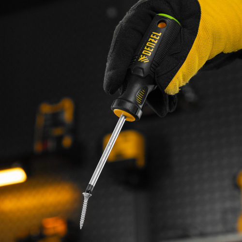 Отвертка, PZ1x75 мм, S2, 3к рукоятка Denzel по ценам производителя в Санкт-Петербурге с доставкой по всей России