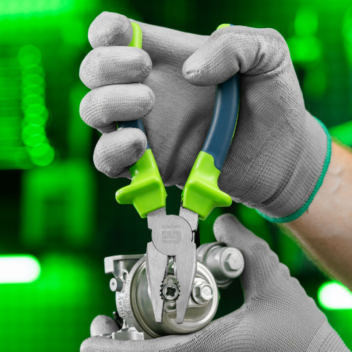 Плоскогубцы комбинированные, 180 мм, двухкомпонентные рукоятки Сибртех купить в Москве с доставкой по всей России | ProtosMarket.ru