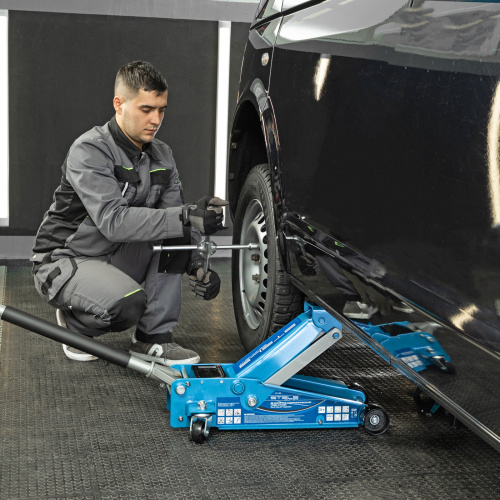 Домкрат гидравлический подкатной, быстрый подъем, 3 т, Quick, 130-465 мм, профессиональный Stels по ценам производителя в Санкт-Петербурге с доставкой по всей России