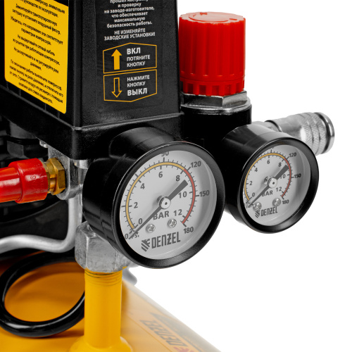 Компрессор воздушный DLC1300/24 безмасляный 1.3 кВт, 24 литра, 206 л/мин Denzel купить в Москве с доставкой по всей России | ProtosMarket.ru