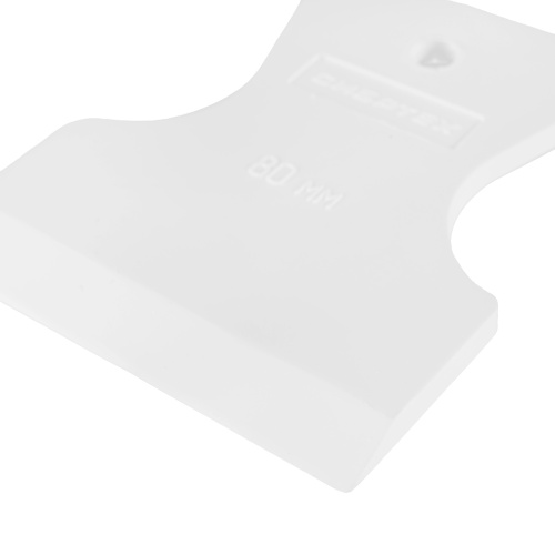 Шпатель, белая резина, 80 мм Сибртех по ценам производителя в Санкт-Петербурге с доставкой по всей России