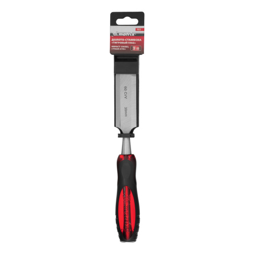 Долото-стамеска "Тигровый глаз", 30 мм, двухкомпонентная обрезиненная рукоятка Matrix купить в Москве с доставкой по всей России | ProtosMarket.ru