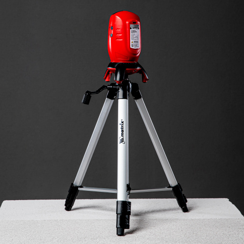 Лазерный уровень ML01T, дальность 10 м, точность ± 0,5 мм, / 1 м, длина волны 650 нм, проекция 1 вертикальная 1 горизонтальная плоскость, резьба под штатив 5/8", штатив в комплекте Matrix купить в Москве с доставкой по всей России | ProtosMarket.ru
