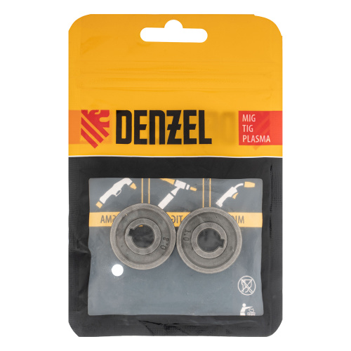 Подающий ролик, зубчатый профиль под флюсовую проволоку 0,8-1мм, 2 шт Denzel по ценам производителя в Санкт-Петербурге с доставкой по всей России