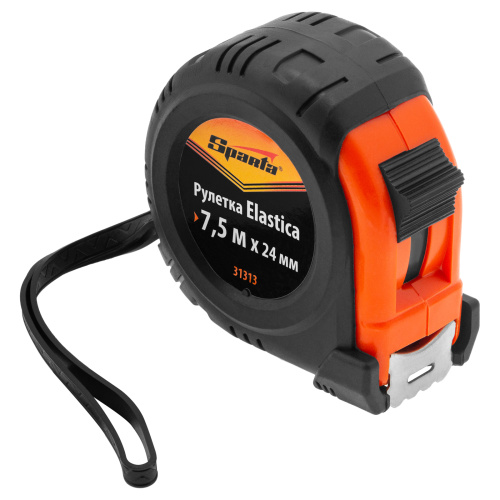 Рулетка Elastica,7,5 м х 24 мм,обрезиненный корпус Sparta по ценам производителя в Санкт-Петербурге с доставкой по всей России
