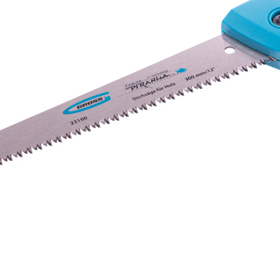 Ножовка по дереву Piranha, выкружная, 300 мм/12", 11-12 TPI, каленый зуб 3D, двухкомпонентная рукоятка Gross по ценам производителя в Санкт-Петербурге с доставкой по всей России